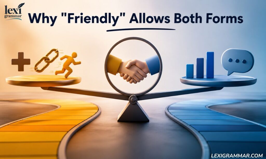 Why Friendly Allows Both Forms