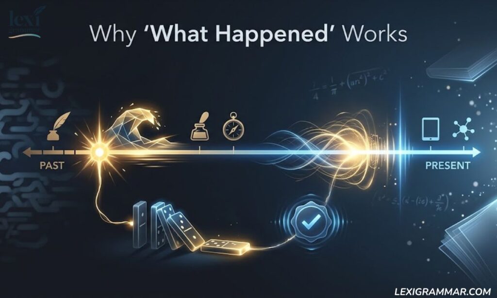 Why "What Happened" Works