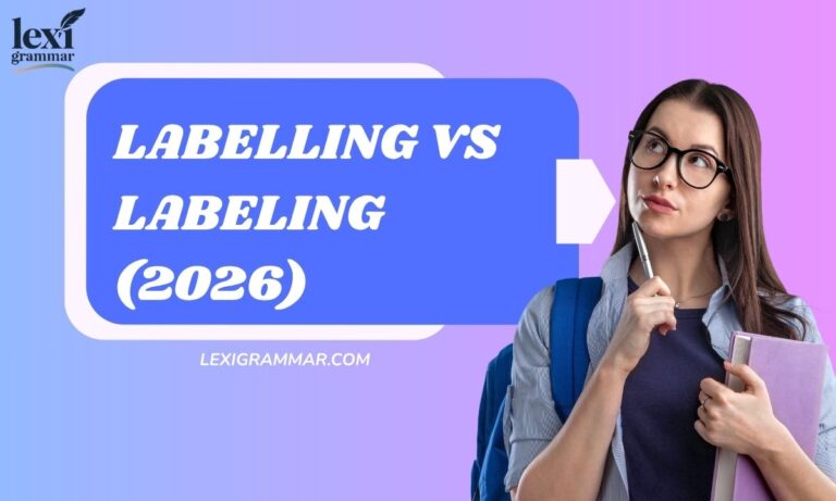 Labelling vs Labeling (2026)