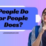 People Do or People Does