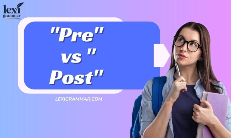 Pre vs Post