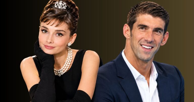 Audrey Hepburn and Michael Phelps
